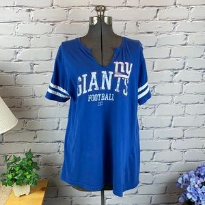 NFL Team Apparel Women's Giants Tee Shirt 2X